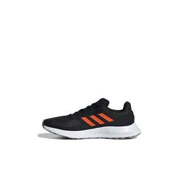 Adidas Neo Runfalcon 2.0 Low Top Kids' Running Shoes Black Orange Kids'