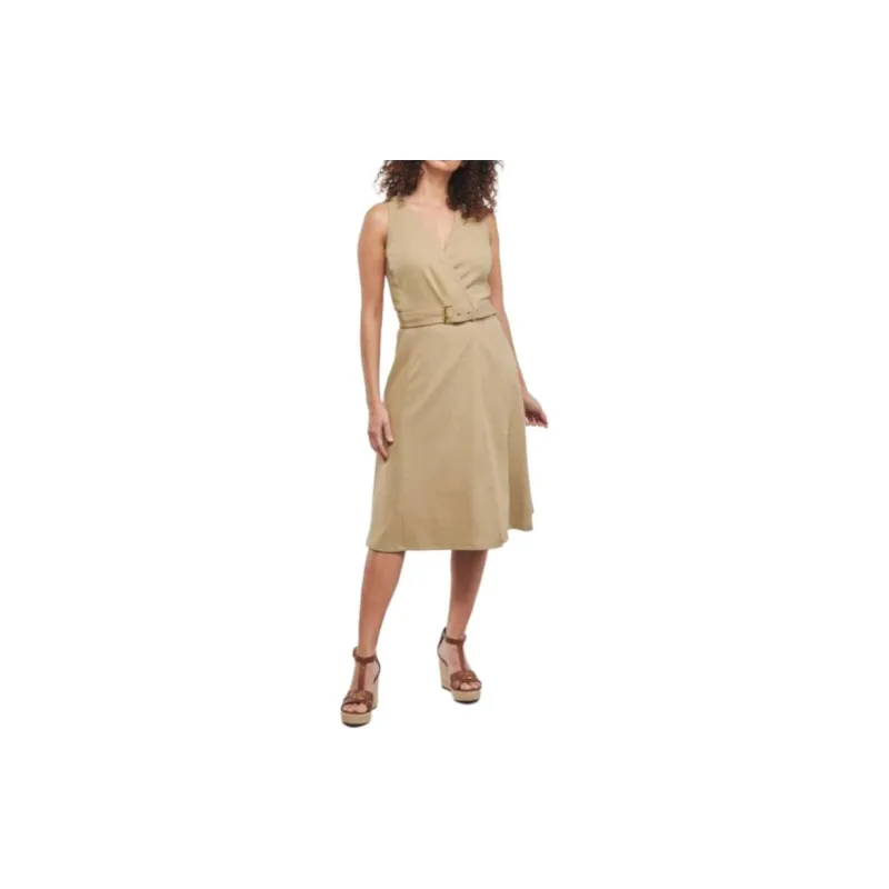 Polo Ralph Lauren Sleeveless Dress Women's Light Beige-1