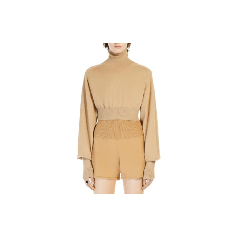 SportMax Sweaters Women's Beige-2