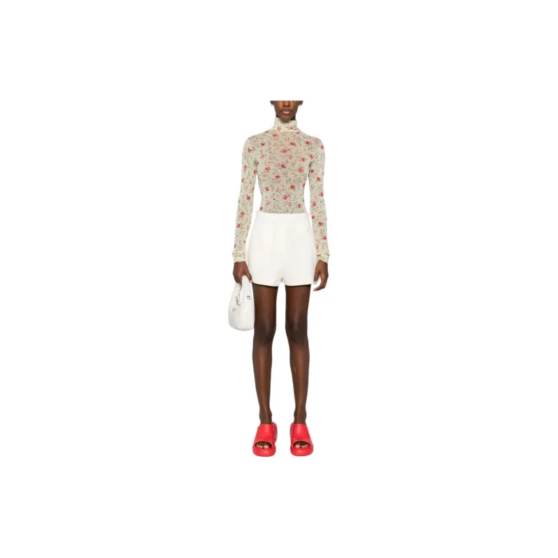 PRADA Allover Printed Jersey Bodysuit-1