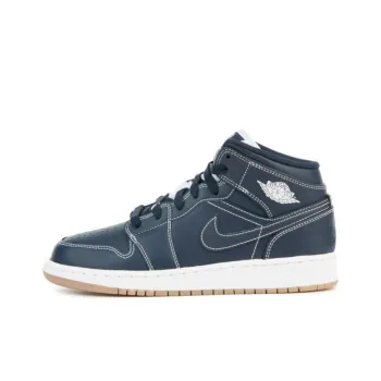 Jordan 1 Retro Mid GS Obsidian