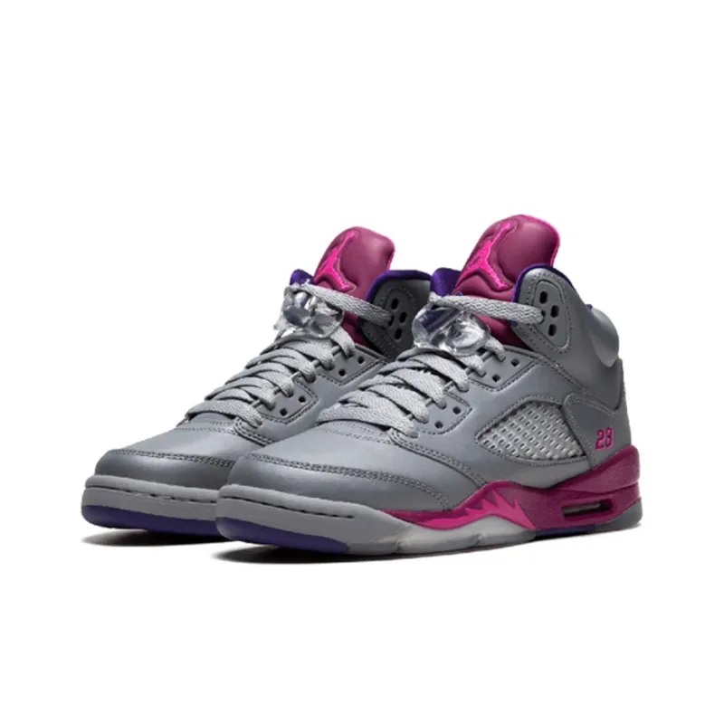 Jordan 5 Retro Cement Grey Pink GS-1