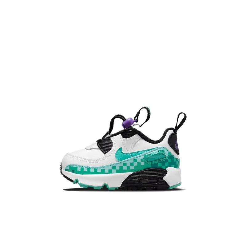 Nike Air Max 90 Low Top Toddler Shoes White Green Infant And Toddler-0