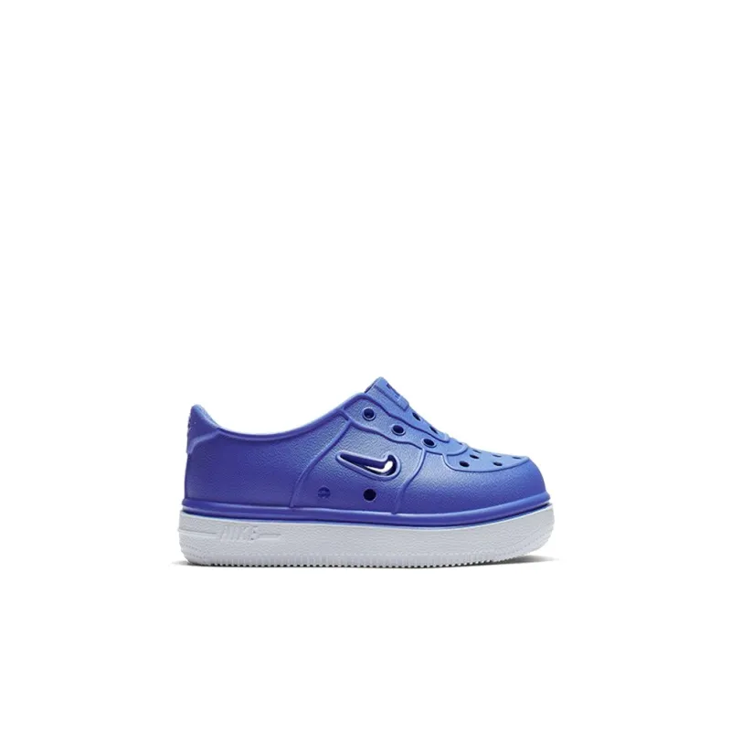 Nike Air Force 1 Low Top Skateboard Shoes Blue Infant And Toddler-1