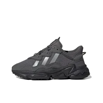 Adidas Originals Ozweego Series Anti Slip And Wear Resistant Lightweight Kids Lifestyle Shoes Gray Teenagers