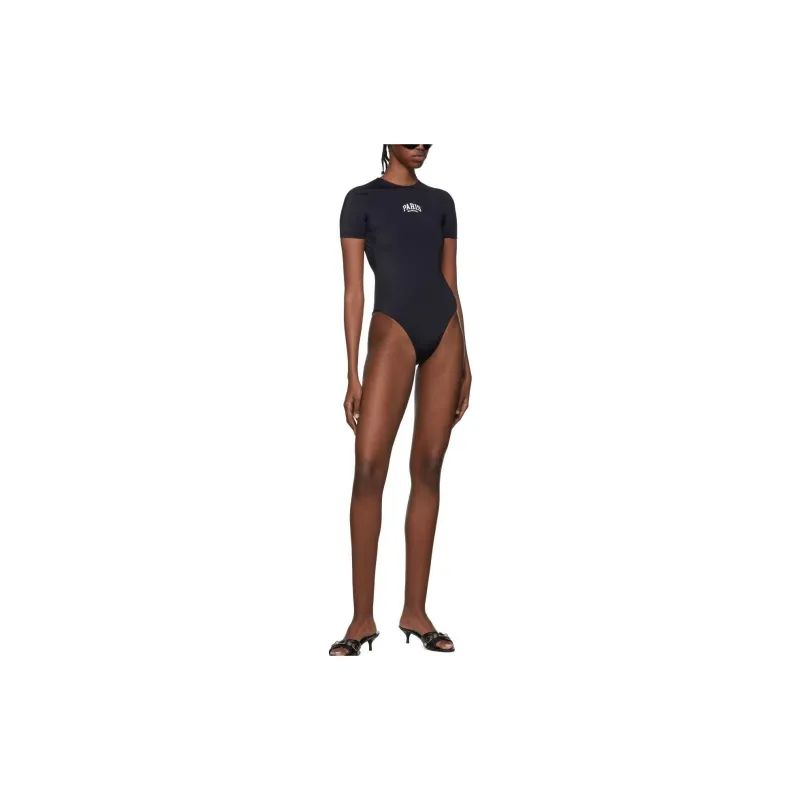 Balenciaga One-piece Swimsuit Women's Black-1