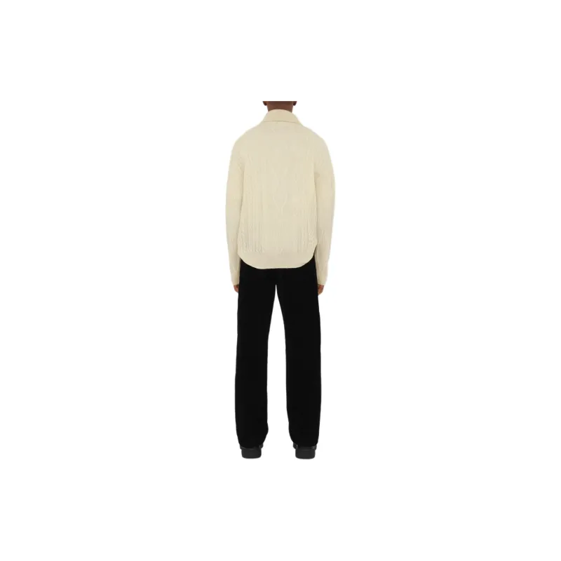 Burberry Aran Knitted Polo Shirt-2