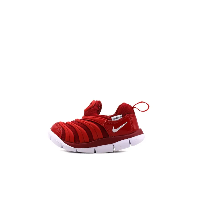 Nike Dynamo Free Abrasion Resistant Low Top Toddler Shoes White Red Infant And Toddler-0