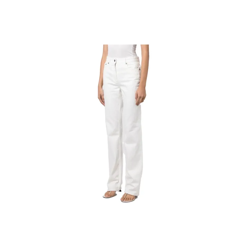 FERRAGAMO High-waist Straight-leg Denim Trousers-3