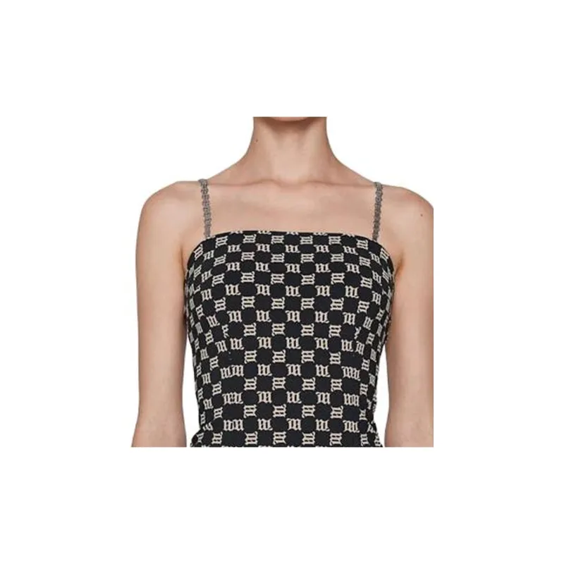 Misbhv Monogram Sleeveless Mini Dress-3