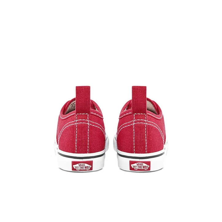 Vans Authentic Elastic Lace Toddler 'Racing Red'-3