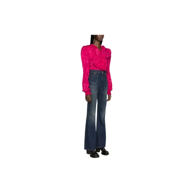 BALMAIN Vintage Flared Denim Jeans 'Blue'-4