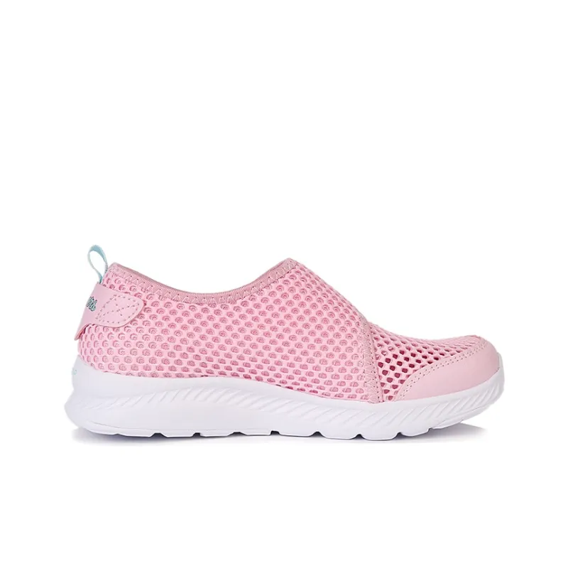 Skechers Comfy Grip Abrasion Resistant Slip Resistant Low Top Kids' Running Shoes Pink Teenagers-1