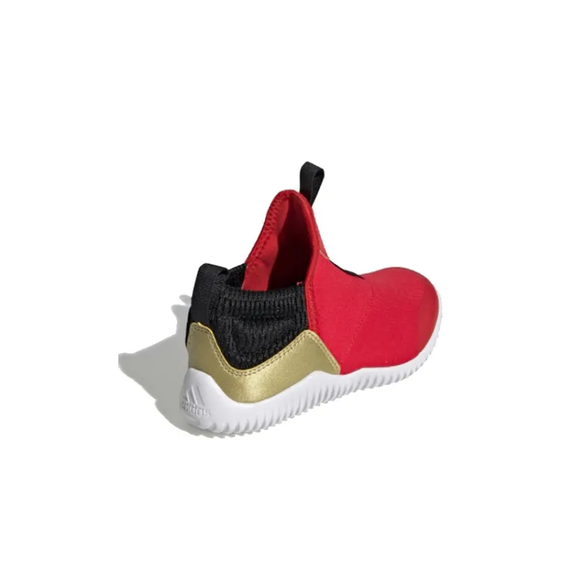 Adidas Rapidazen C Non-slip Lightweight Low-Top Kids' Running Shoes Red Gold Children Aged 3-7 Years Old-3