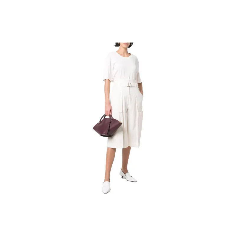 Lemaire Belted Lightweight Capri Shorts-1