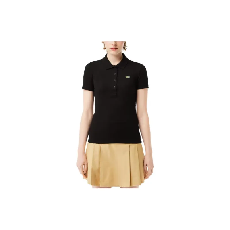 LACOSTE Logo appliqué Polo Shirt-1