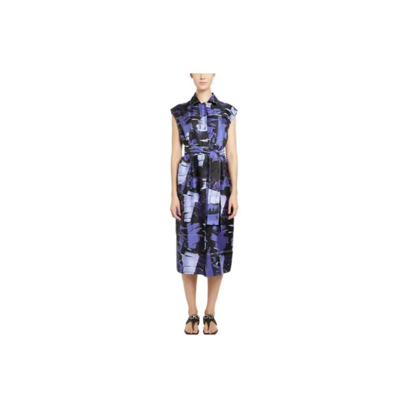 Ferragamo Sleeveless Dresses Women's Purple-1
