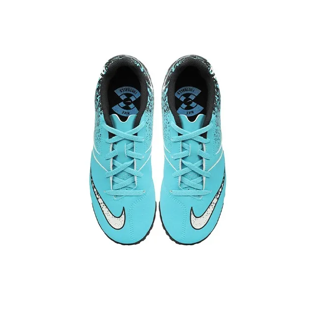 Nike Bomba JR Bomba Slip Resistant Shock Absorbers With Abrasion Resistant Properties Low Top Soccer Shoes Blue Kids'-2