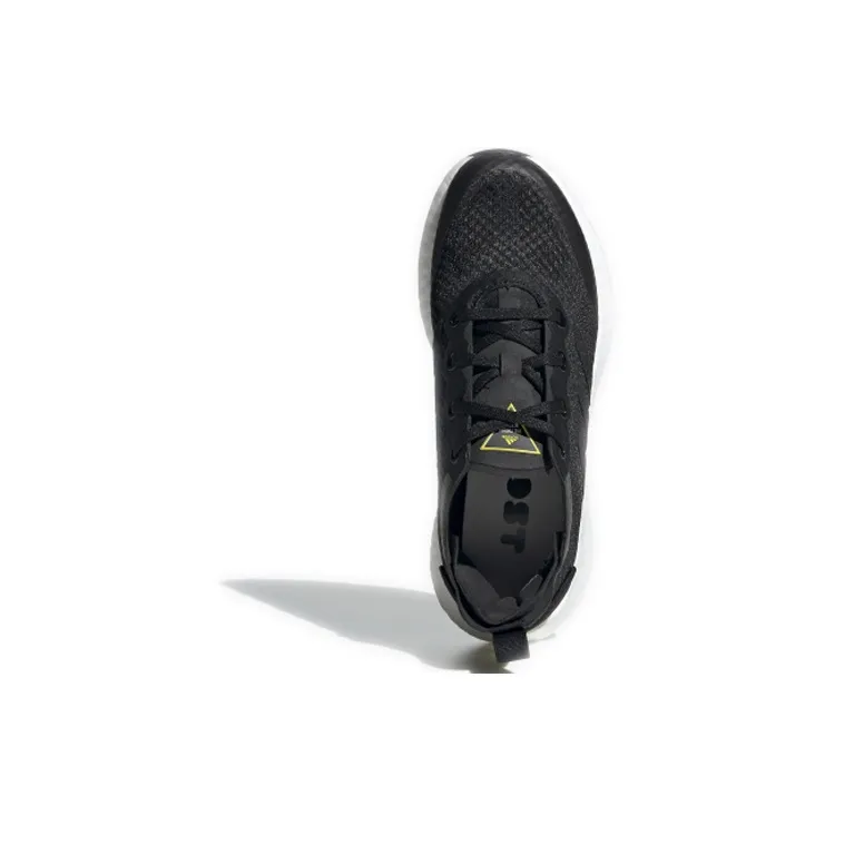 Adidas Lux J Shock Absorbers Low Top Kids' Running Shoes Black White Teenagers-3