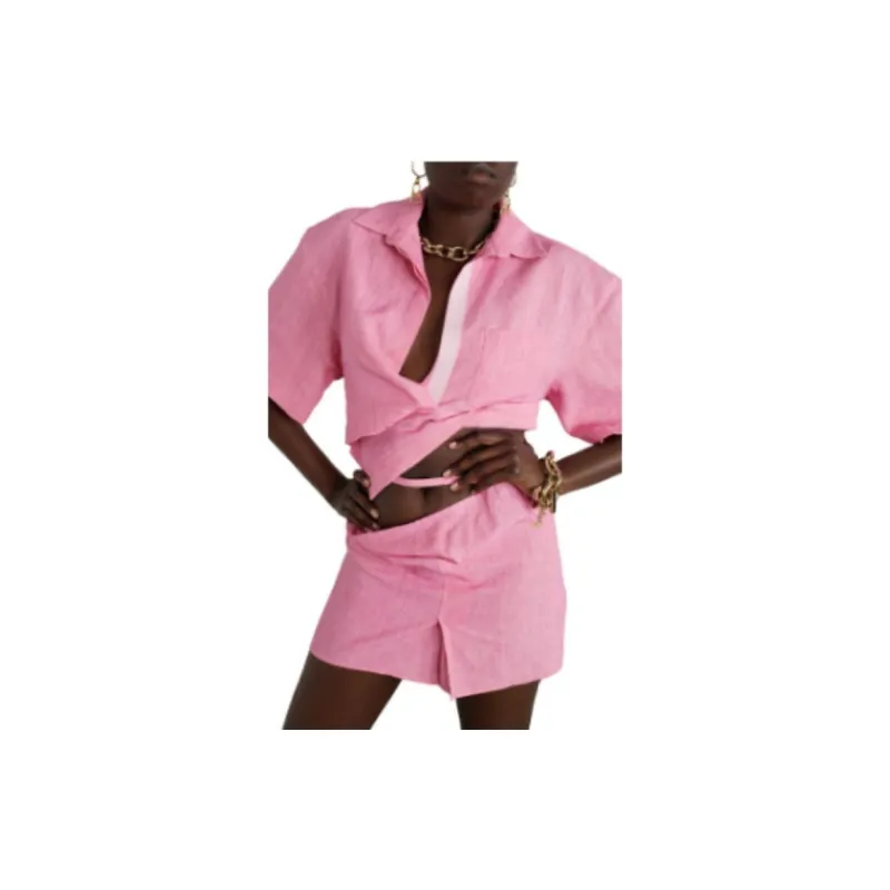 Jacquemus Casual Short Skirts Women's Pink-1