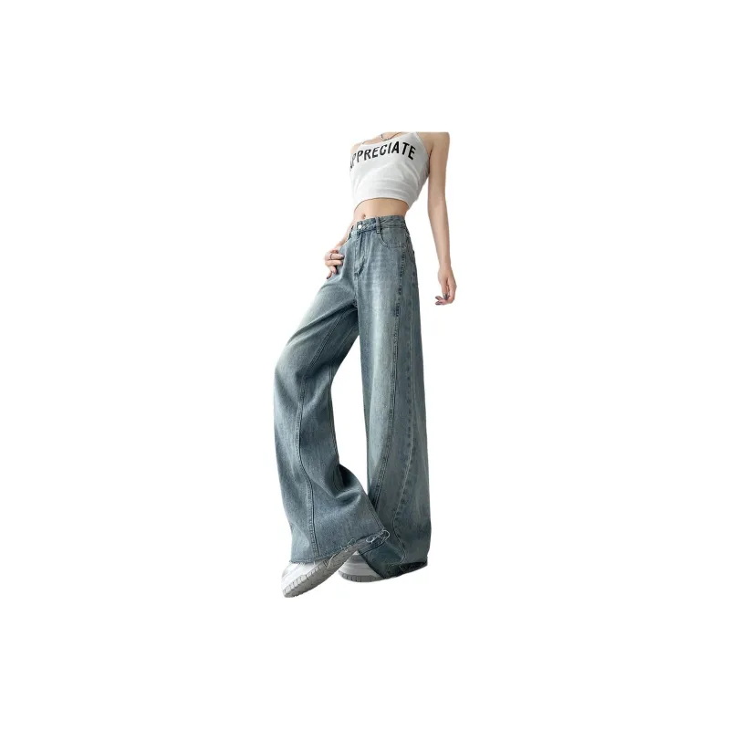 Kazakhstan Jeans Women's Vintage Blue-2