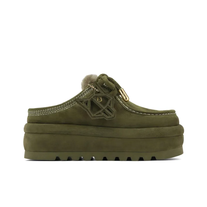 Naked Wolfe Abrasion-Resistant Wrap-toe Slippers Women's Green-1