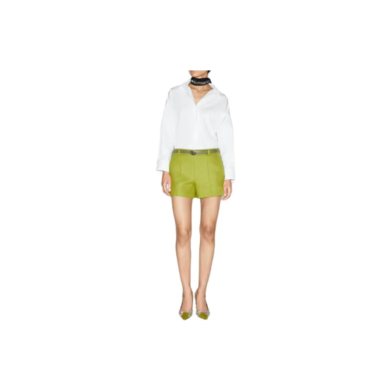 GUCCI Collared Long Sleeve Shirt-1