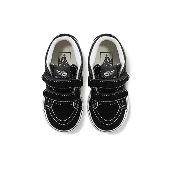 Vans SK8 High Top Skateboard Shoes Black Baby-3