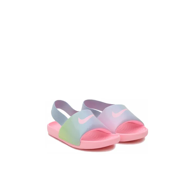 Nike Kawa Slide Low Top Toddler Shoes Pink Blue Green Infant And Toddler-2