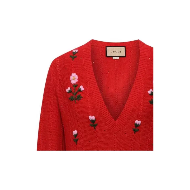 GUCCI Sweaters Women's Red-4