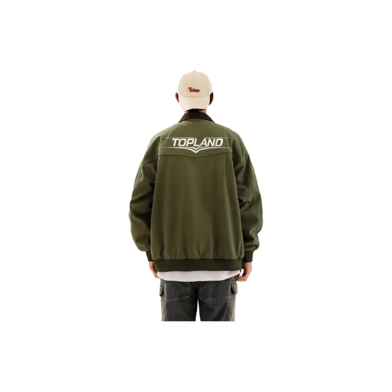 Topland Jackets Coats Unisex Army Green-0
