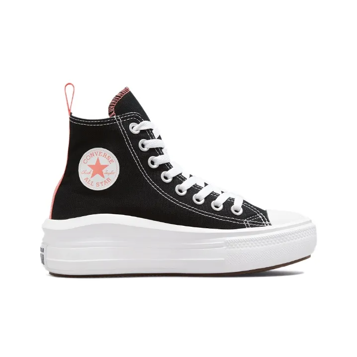 Converse Chuck Taylor All Star Move Platform Black Pink Salt GS-1