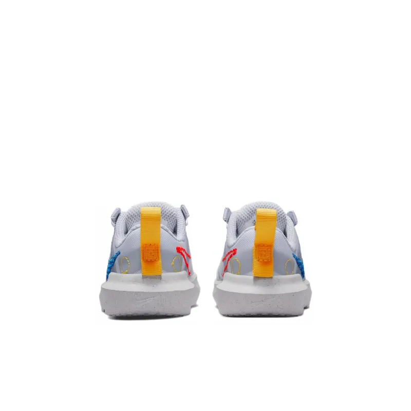 Nike Crater Impact Low Top Sports Casual Shoes Gray Blue Infant And Toddler-4