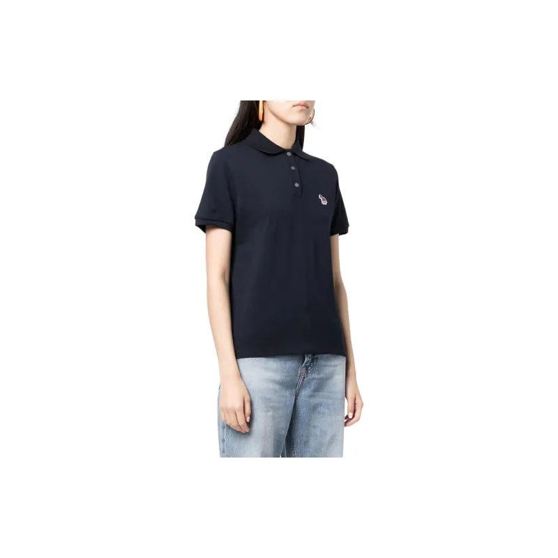 PS By Paul Smith Polo Shirts Women's Navy Blue-3