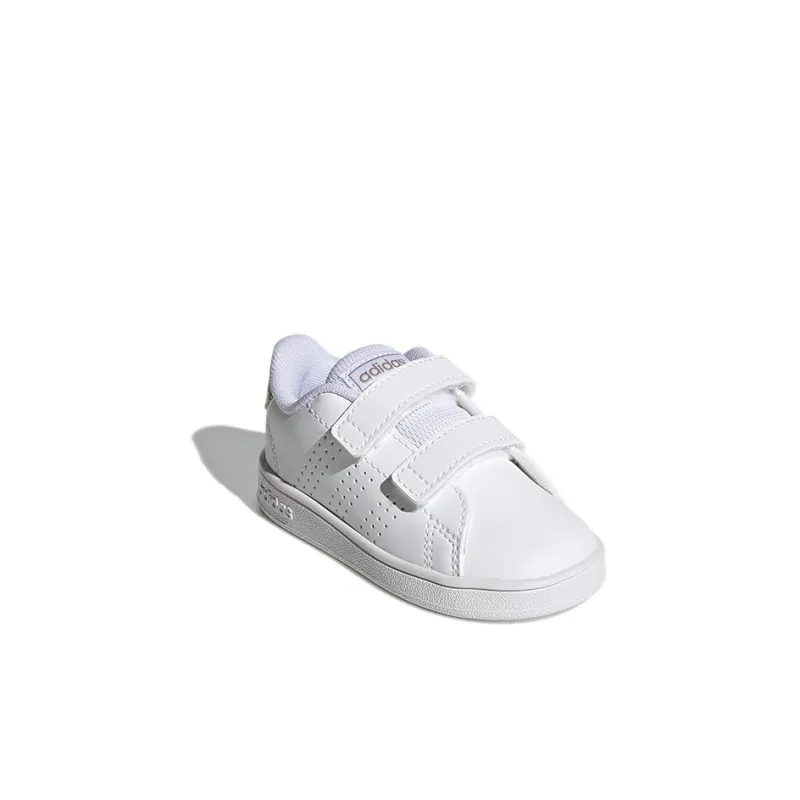 Adidas Neo ADVANTAGE Low Top Toddler Shoes White Yellow Infant And Toddler-2