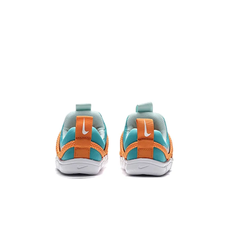 Nike Novice BR Slip-Resistant Cushioning Wear-Resistant Low-Top Toddler Shoes Blue Orange Infant And Toddler-4
