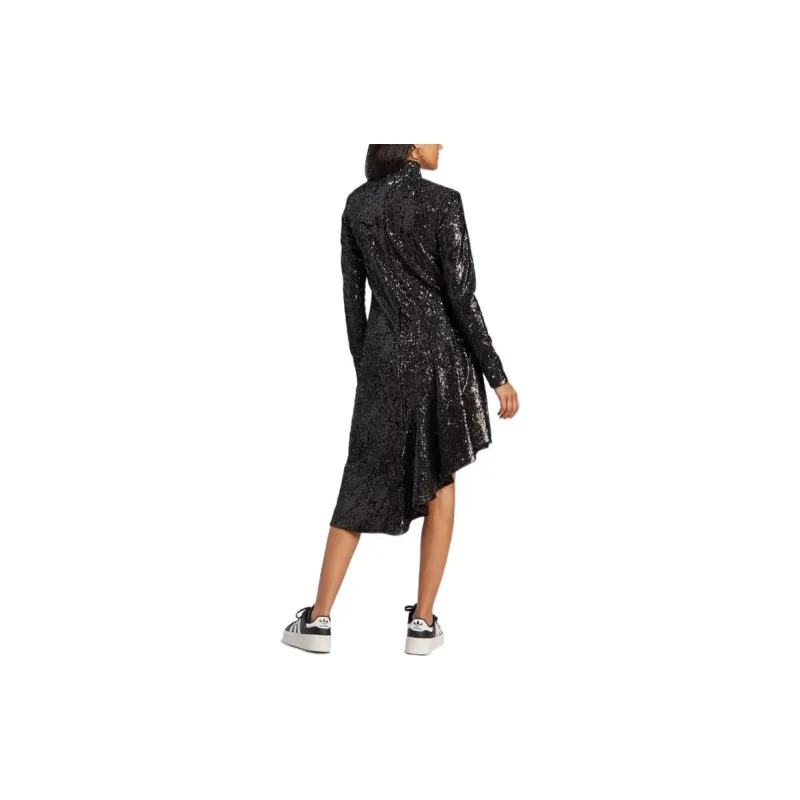 Adidas Originals Long Sleeved Dresses Women's Black-2
