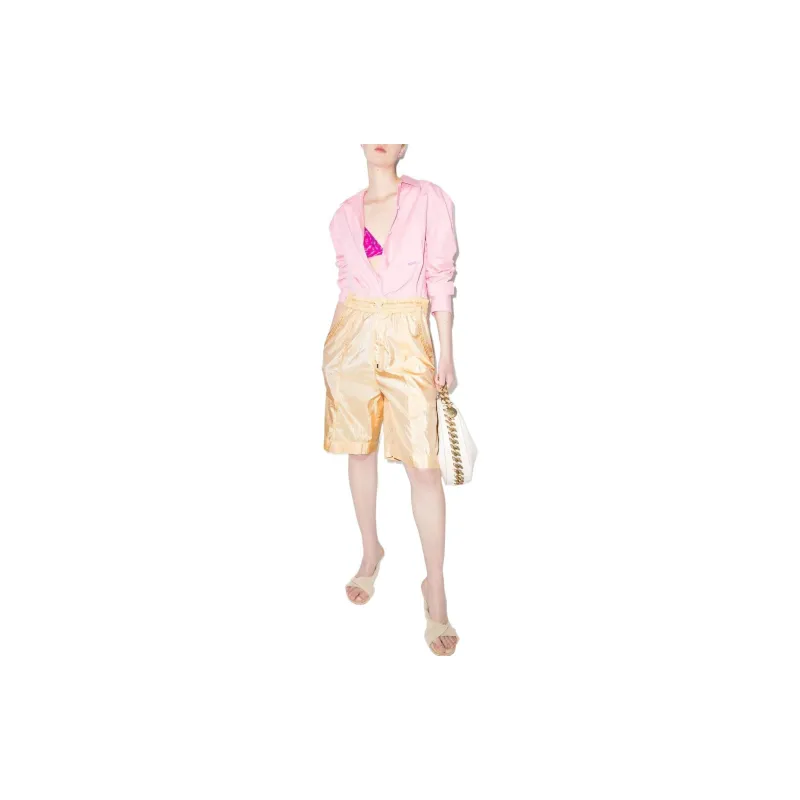 ISABEL MARANT High Waist Drawstring Shorts-1