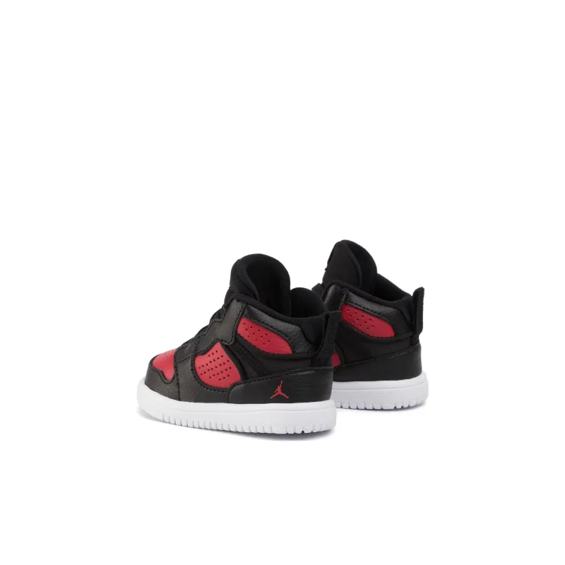 Jordan Access Mid Top Skateboard Shoes Black Red Infant And Toddler-3