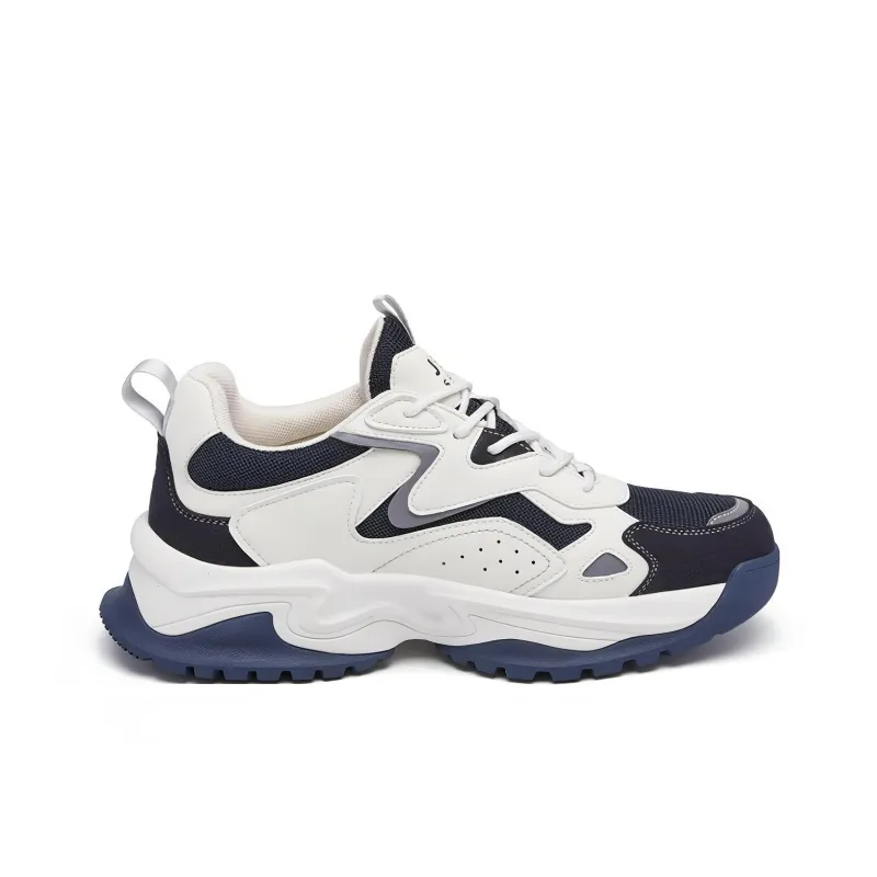 JEEP SPIRIT Slip Resistant, Abrasion Resistant, Breathable, Impact Resistant Low Top Outdoor Shoes Men's White Blue-2
