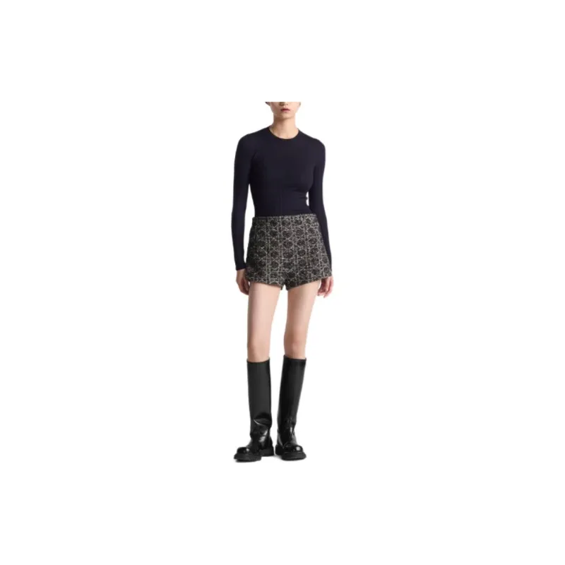 DIOR SS24 Casual Shorts Women's Black-1