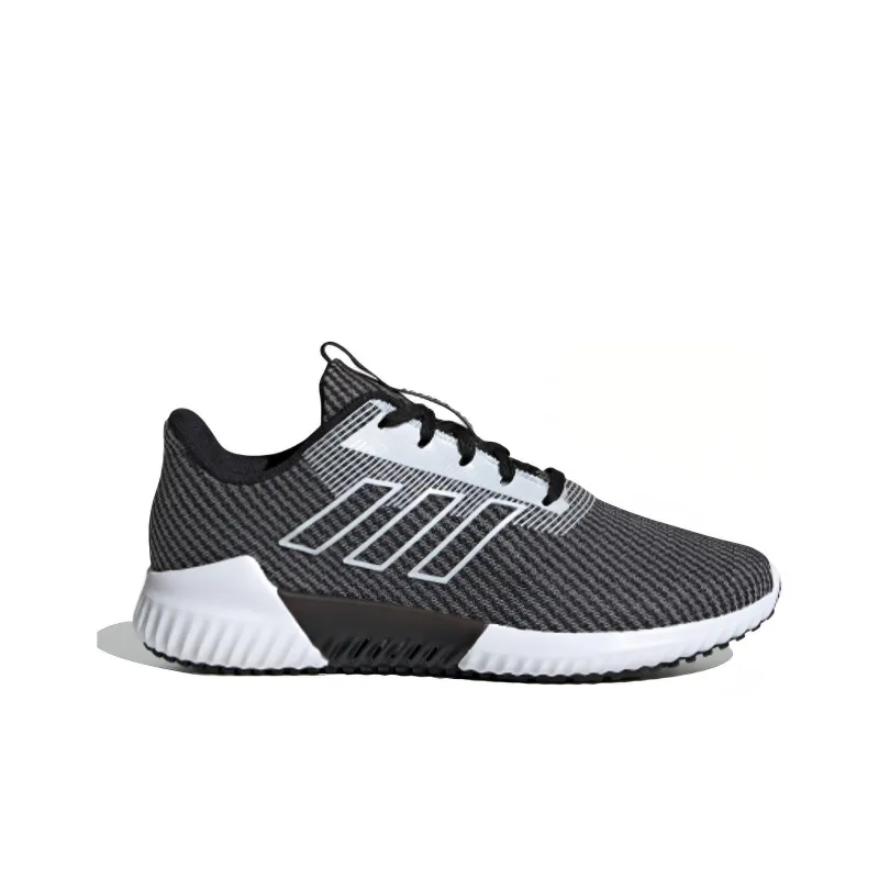 Adidas Climacool 2.0 J Slip Resistant Low Top Kids' Running Shoes Black White Gray Teenagers-1