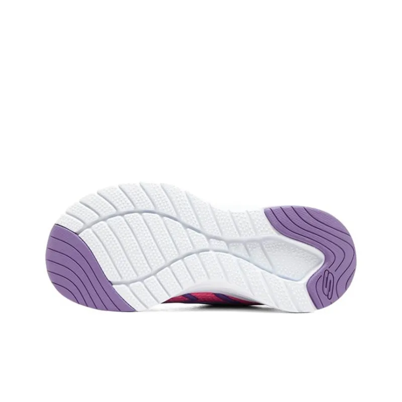 Skechers Ultra Groove Slip-Resistant Cushioning Wear-Resistant Kids Lifestyle Shoes Purple Color Teenagers-4