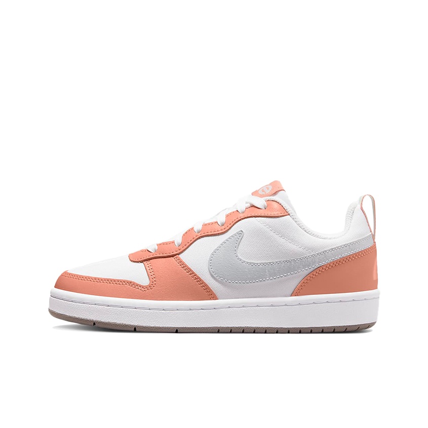 Nike Court Borough Low 2 SE White Light Madder Root GS - POIZON