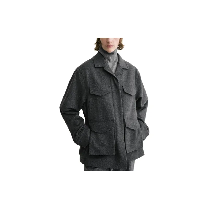 TOTEME Felted Cargo Jacket-2