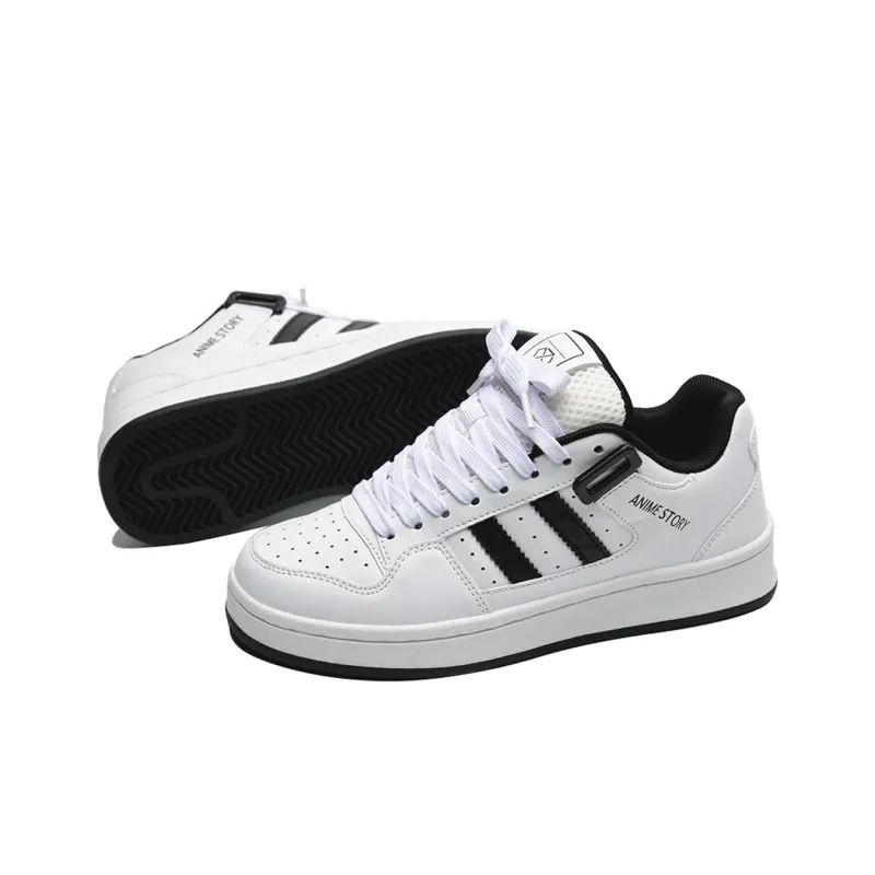 T628 Puffy Shoes, Box Slip Resistant, Abrasion Resistant, Lightweight, Breathable Low Top Skateboard Shoes Unisex-44