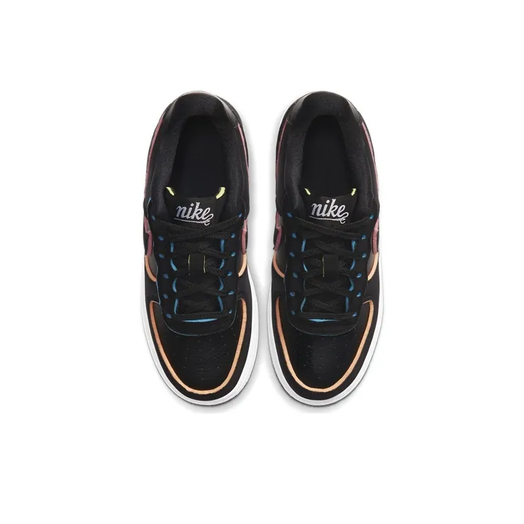 Nike Air Force 1 Low Black Pink Barely Volt GS-3