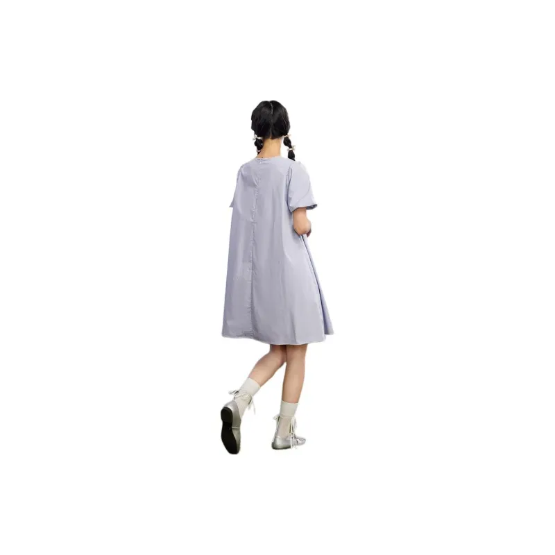ZIHAN Short Sleeved Dress Women's-7