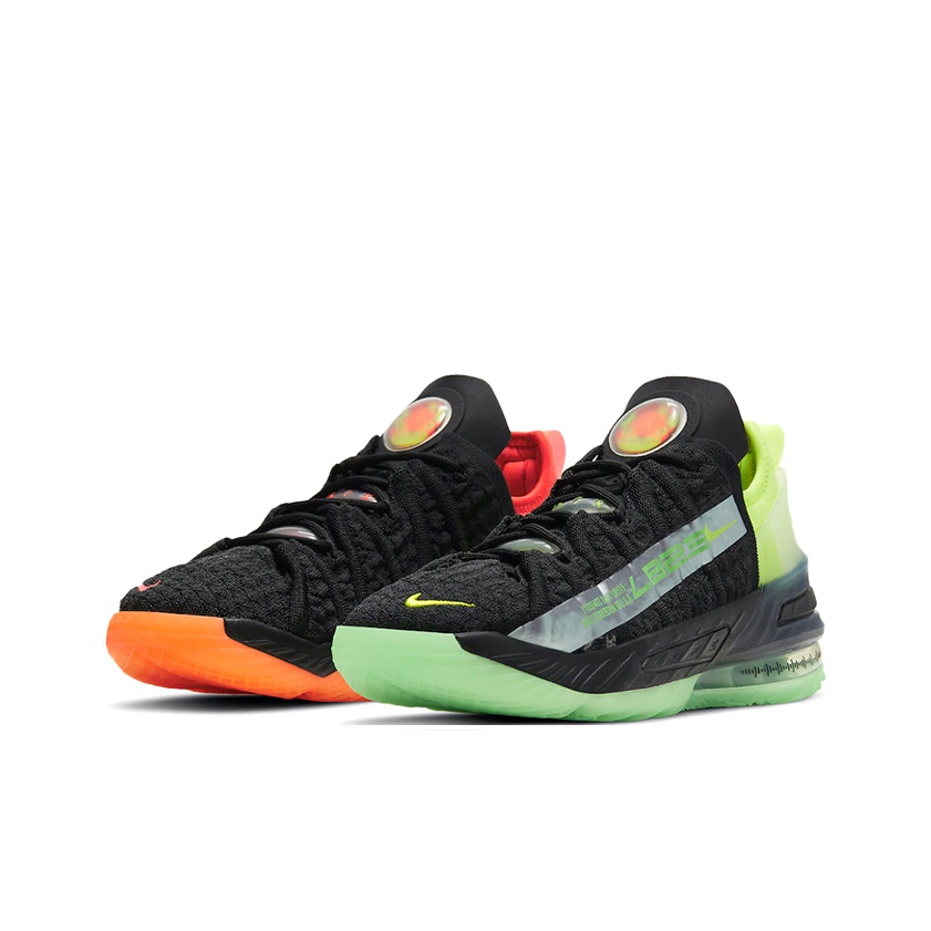 New Sz 5.5Y Nike Unisex Kids LeBron 18 GS 'Black Crimson cheapest Volt' CW2760 009 SHOES