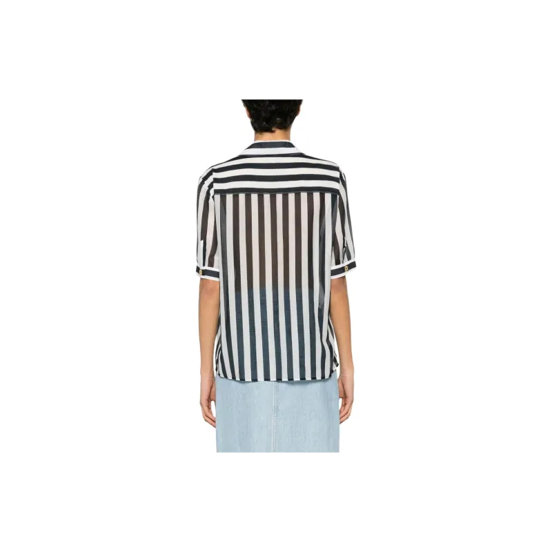 MOSCHINO Shirt Women's Black White-2